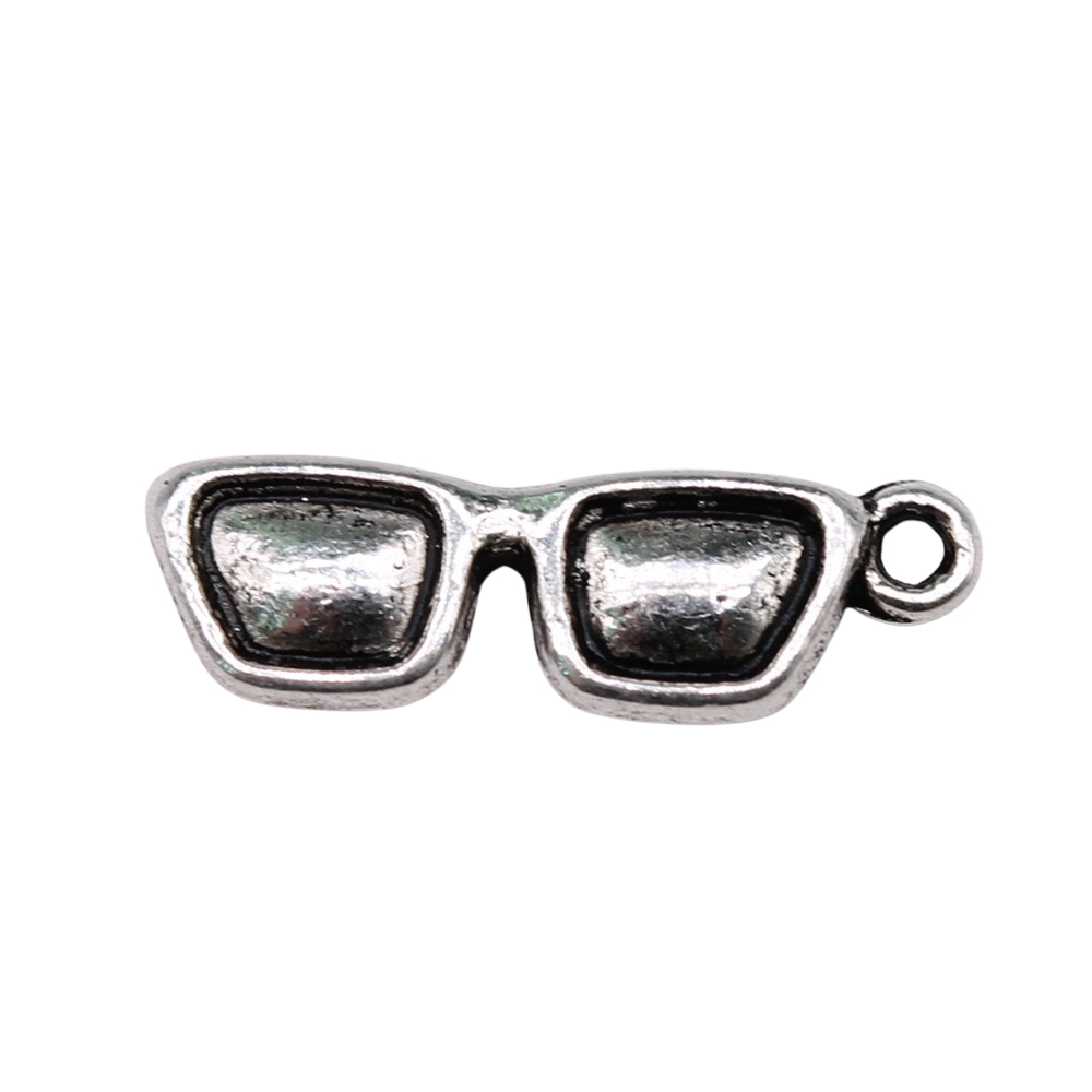 Jewelry Making Glasses - WYSIWYG 10pcs 21x7mm Glasses Pendant Charms