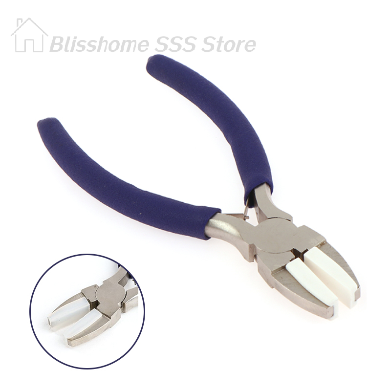 Jewelry Making Loop Pliers - 【S】Nylon Jaw Pliers Carbon Steel Craft
