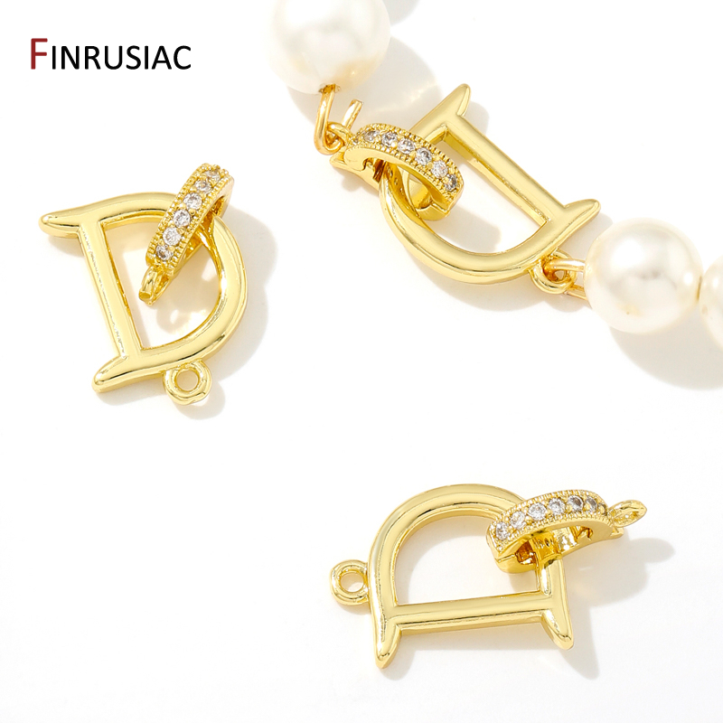 Jewelry Making Items - 18K Gold Plated Brass Fasteners For