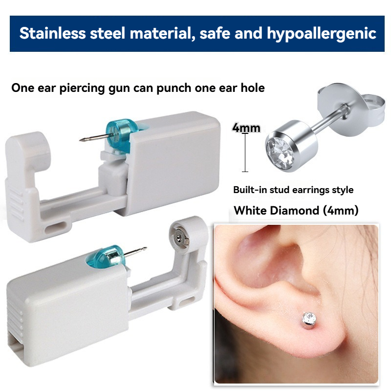 Jewelry Making Tool Kit - Disposable Sterile Ear Piercing Gun Kit