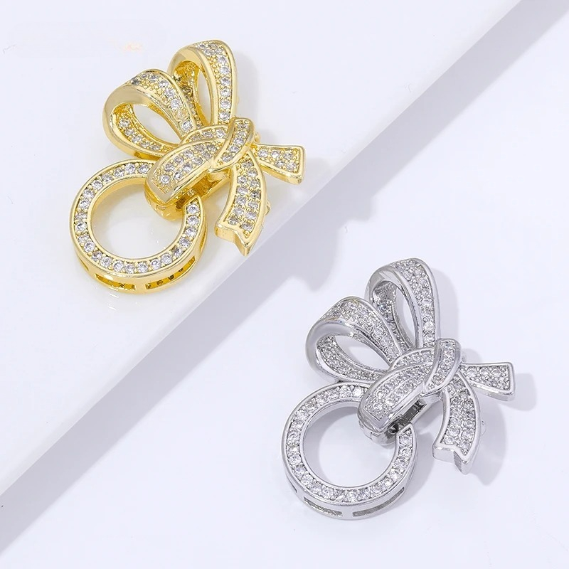 Jewelry Making Items - 18K Gold Plated Pearl Clasps Connectors