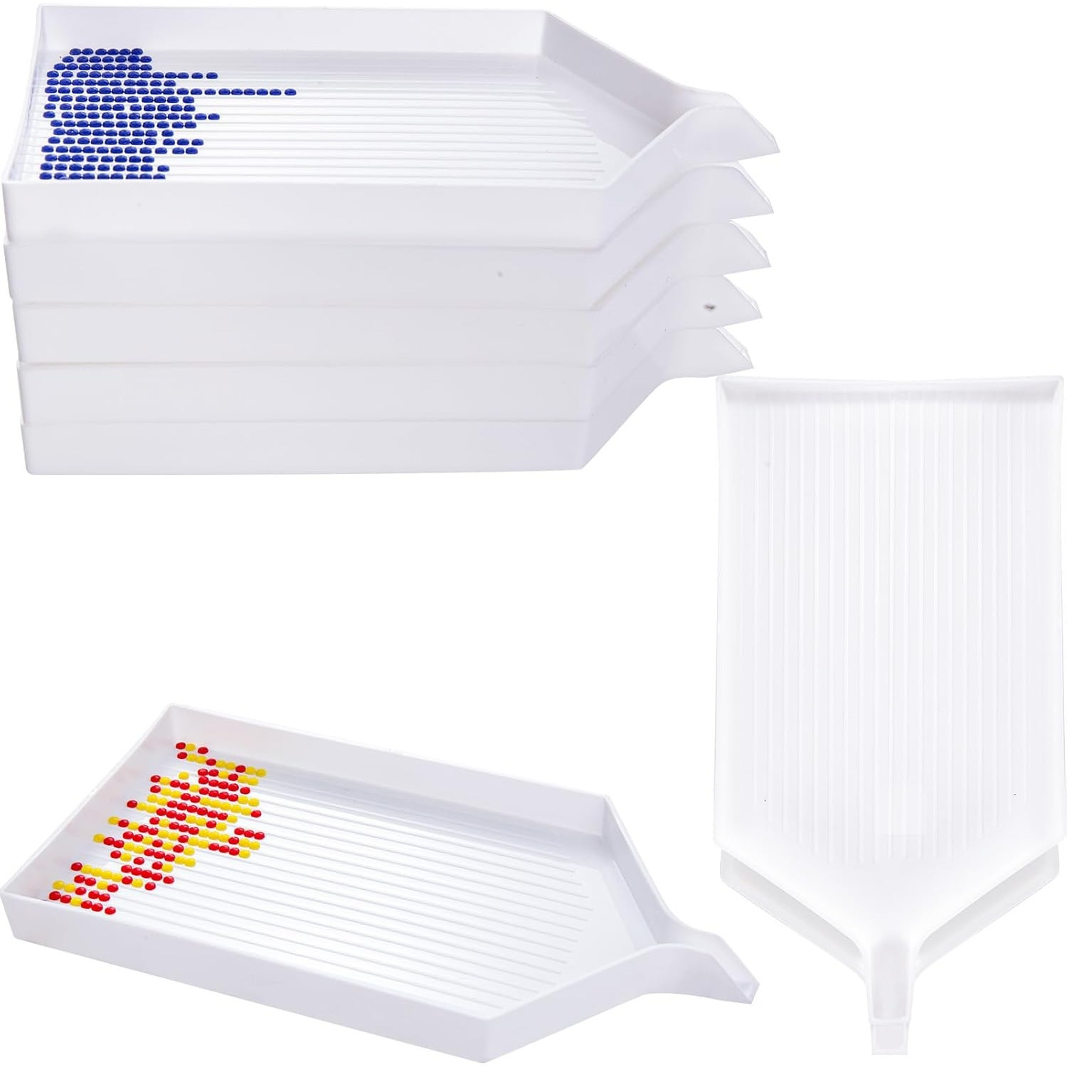 Bead Organizer Tray - Plastic Diamond Painting Trays 22/16/13/7PCS Bead