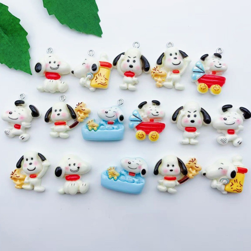 Jewelry Making Pendants - 12pcs resin cartoon dog pendant, DIY