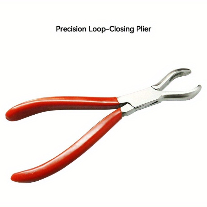 Jewelry Making Loop Pliers - 1Pc Professional Loop-Closing Plier Hollowed Grooves