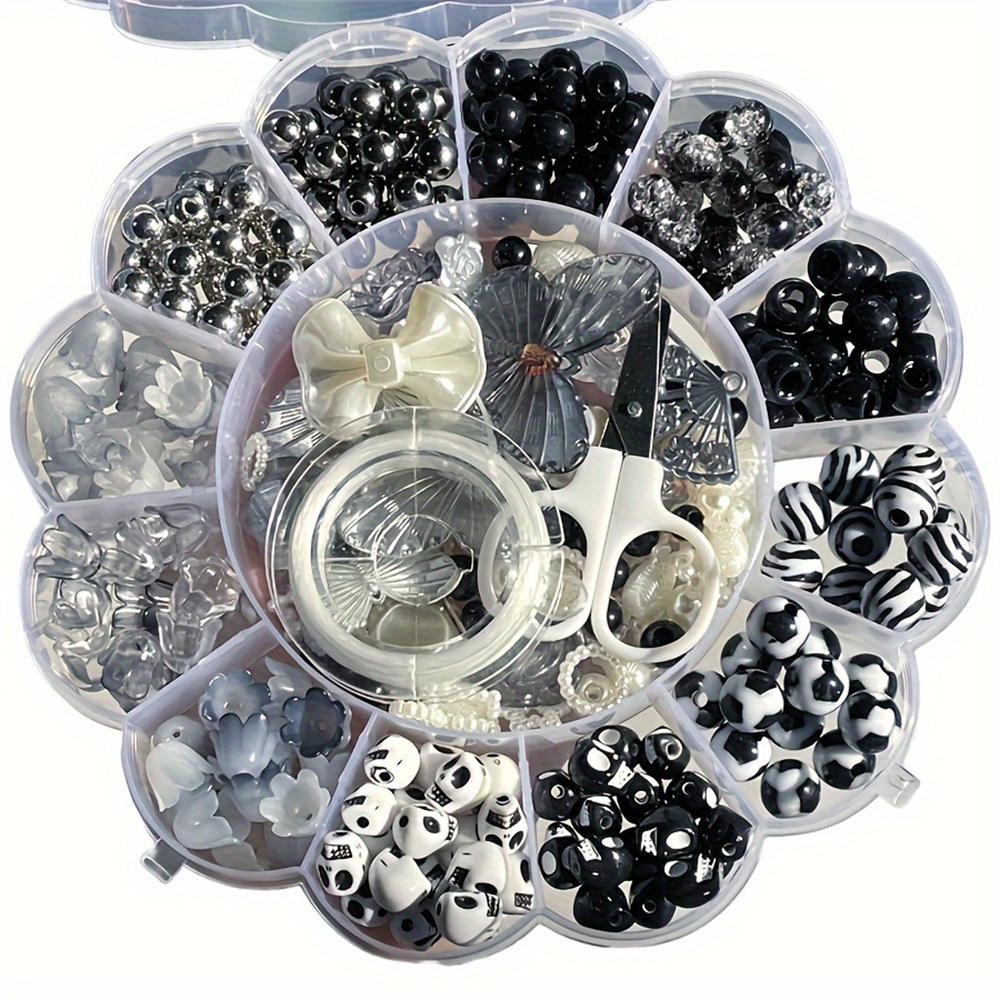 Bead Organizer Tray - 13 grid 120g random flower boxed