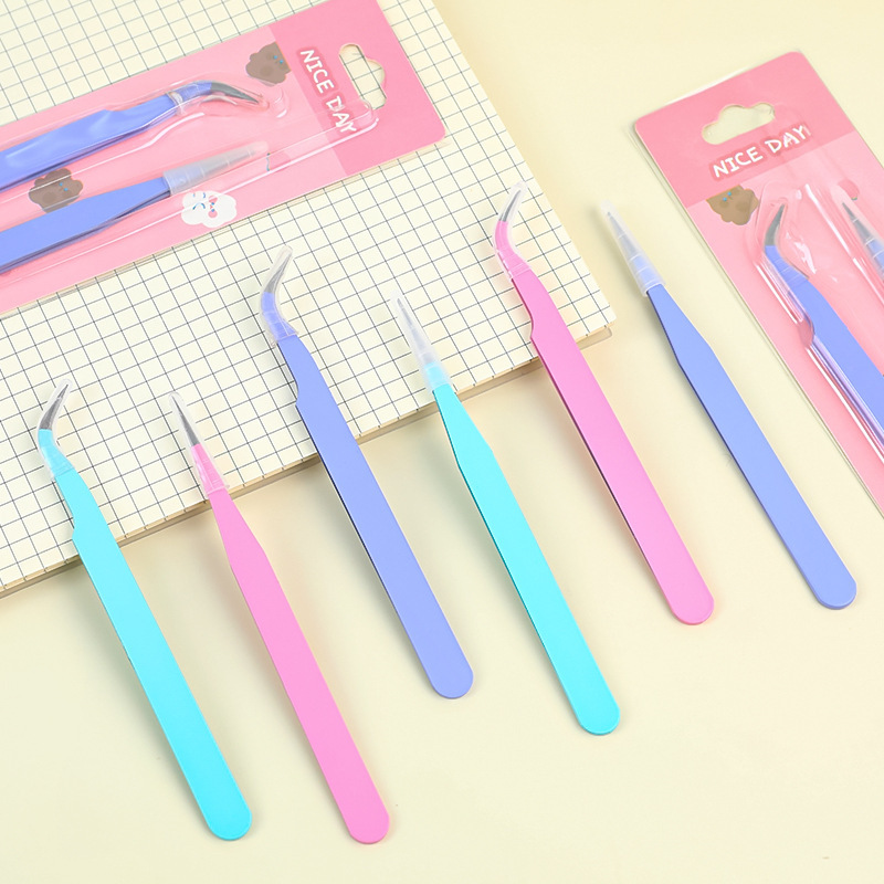Jewelry Making Tool Kit - 6pcs Tweezers Set - Angle and