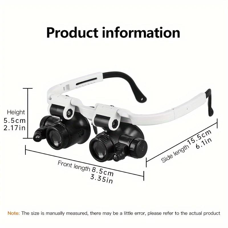 Jewelry Making Glasses - 1Set Magnifying Glass 8X/15X/23X Jeweler Watchmaker