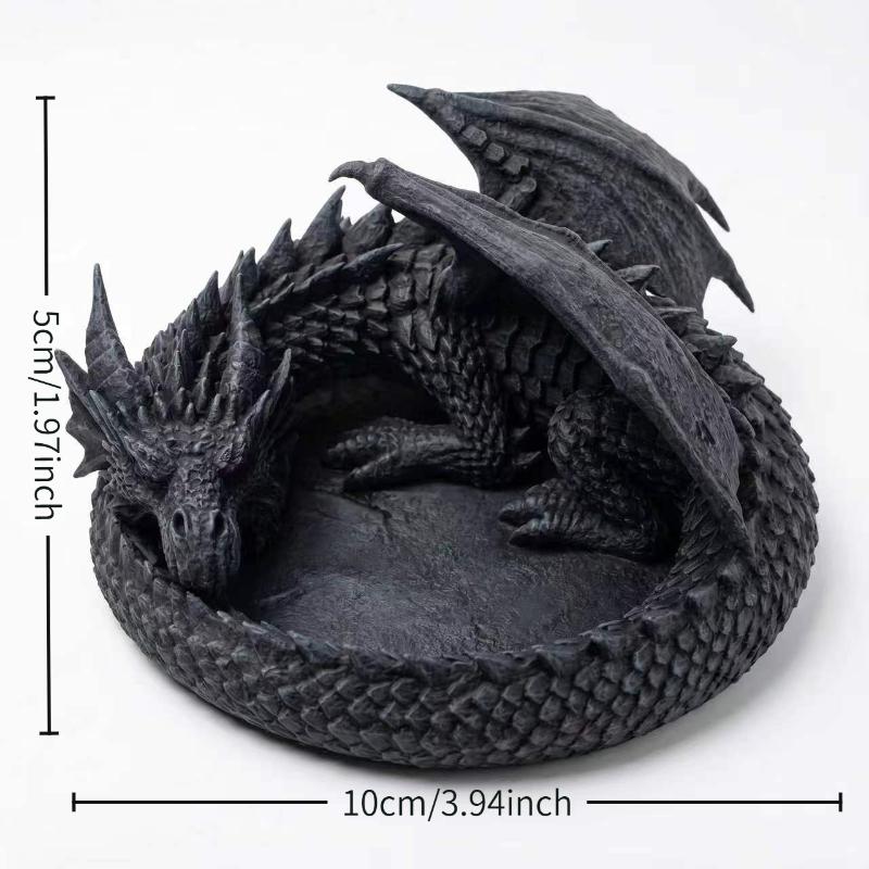 Jewelry Making Desk - Creative Gothic 3D Printing Dragon Tray