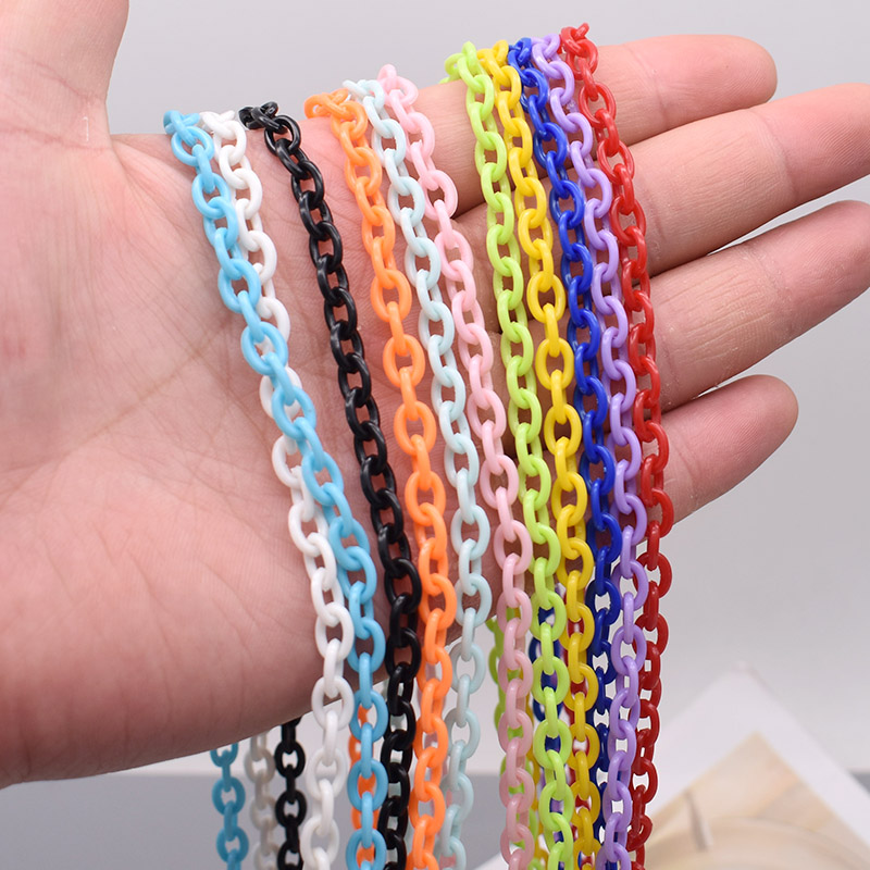Jewelry Making Glasses - 10/50pcs Width 6mm Length 40cm Colorful