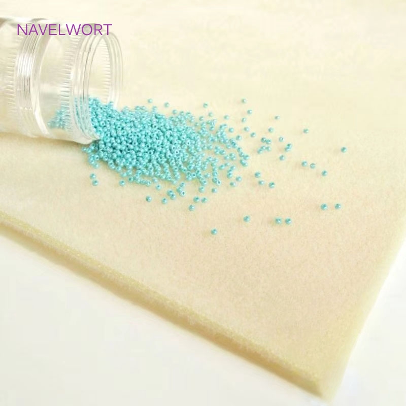 Jewelry Making Desk - Gray Flocked Soft Bead Mat,Bead Scoop,