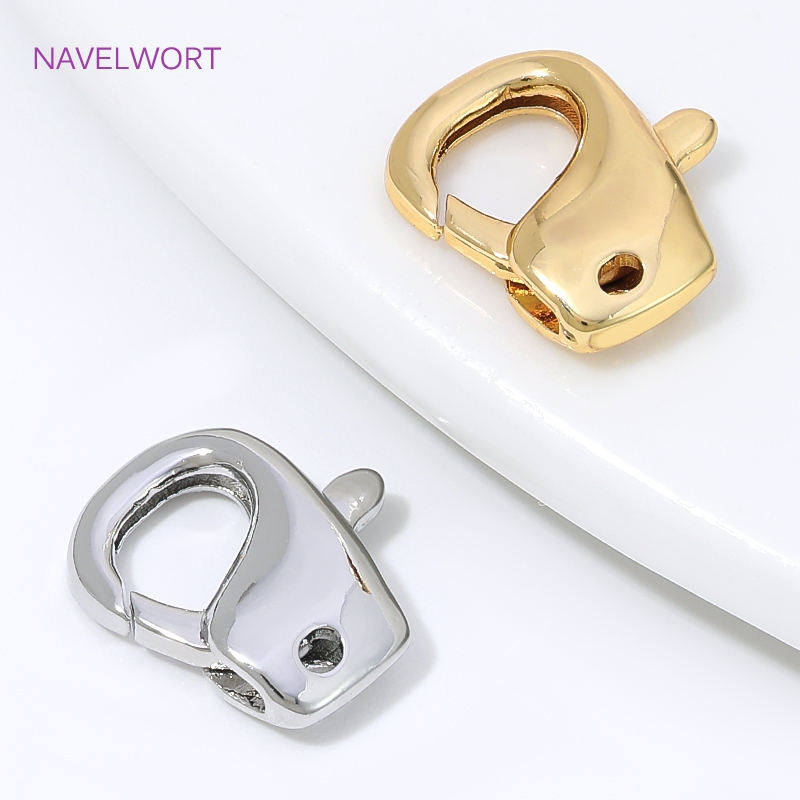 Jewelry Making Items - 13mm*11.5mm 18K Gold Plated Lobster Clasp