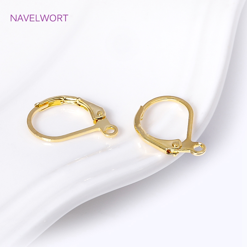 Jewelry Making Items - Fashion French Earring Lever-Back Earwires 18K
