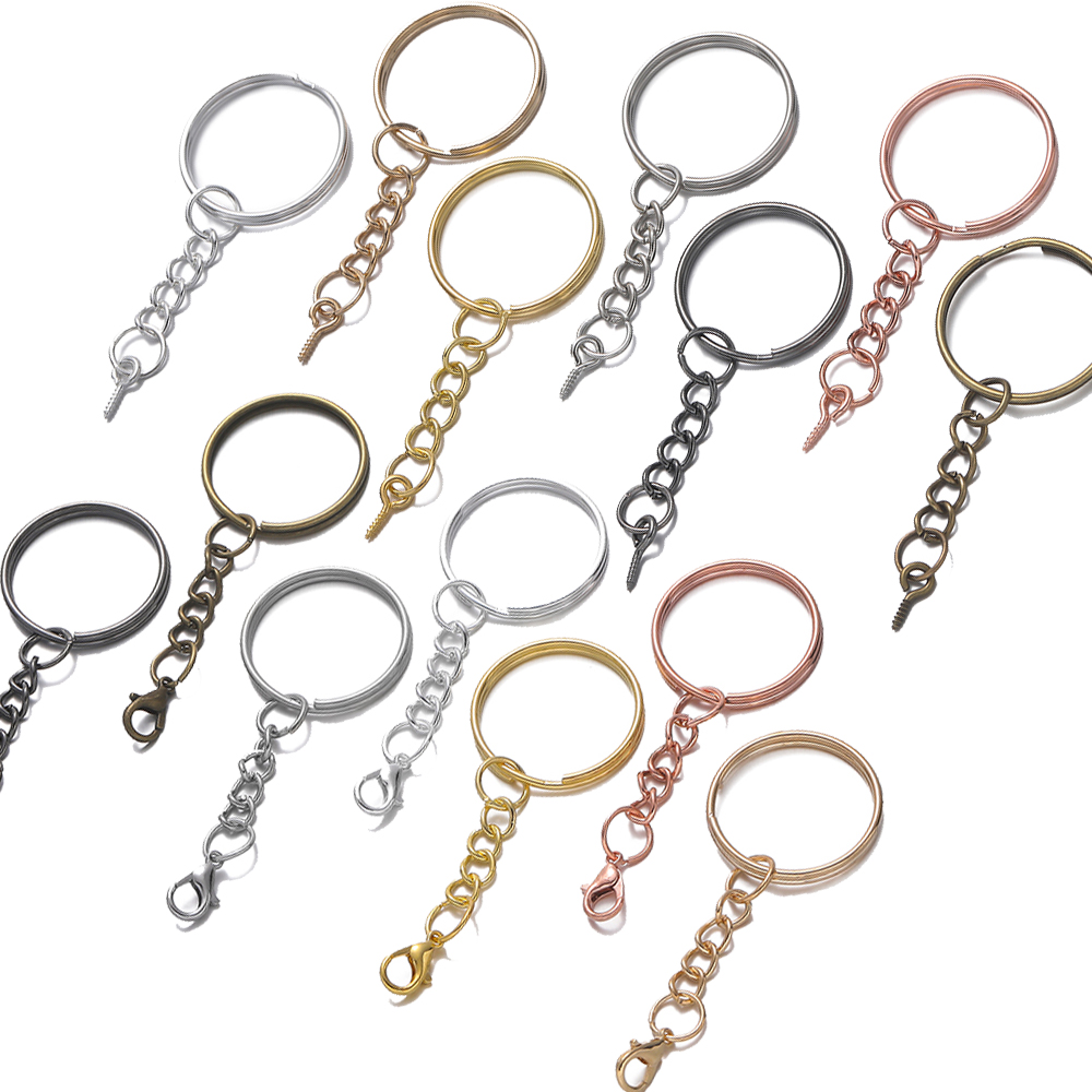 Jewelry Making Chain - 10pcs/Lot 25mm Screw Eye Pin Key