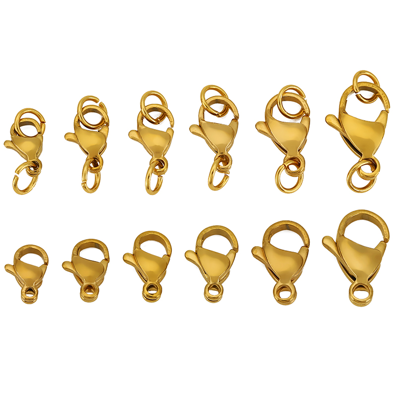 Jewelry Making Items - 20pcs Stainless Steel Lobster Clasps With