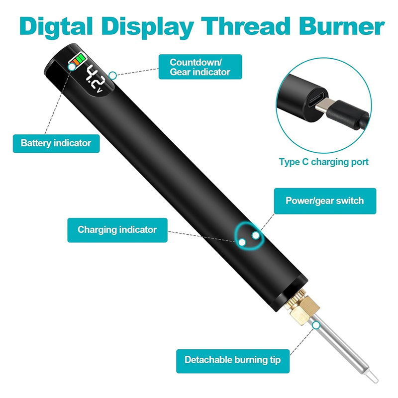 Rechargeable Thread Burner Kit - Jewelry Making Zapper review and price