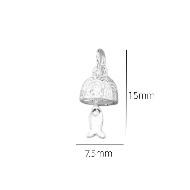 925 Sterling Silver Bell Charm - Jewelry Making In La review and price