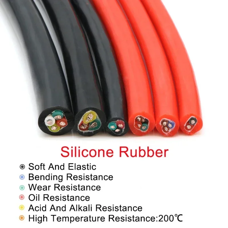 1/5M 2 3 4 5 Cores Flexible Si - Wire 22 Gauge Copper review and price