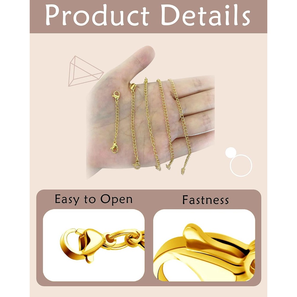 10Pcs Chain Extenders for Neck - Jewelry Making Chain review and price