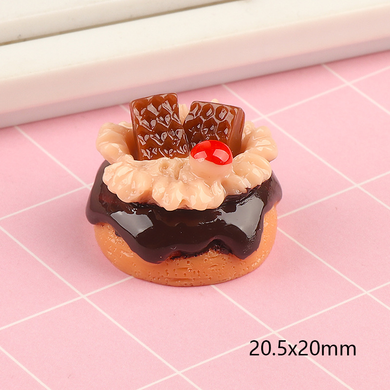 5pcs Cute Mini Fruit Cake Resi - Jewelry Making Desk review and price
