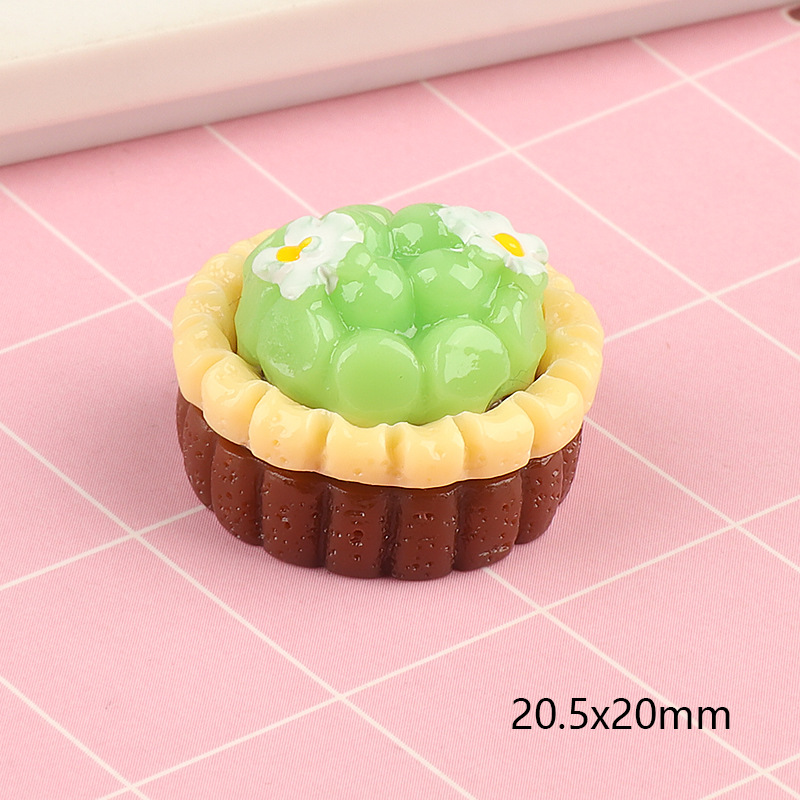 5pcs Cute Mini Fruit Cake Resi - Jewelry Making Desk review and price