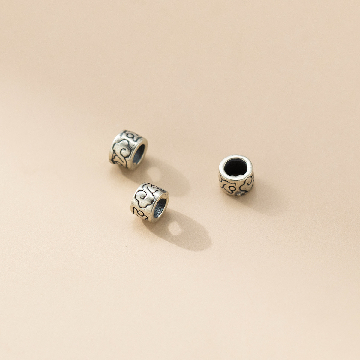 925 Silver Cloud Large Hole Be - Jewelry Making In La review and price