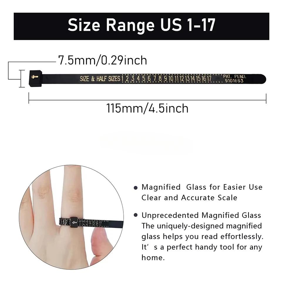 Reusable Ring Sizer Measuring  - Jewelry Making Desk review and price