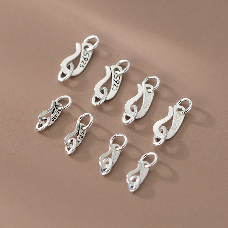 S925 Sterling Silver S Shape C - Jewelry Making In La review and price