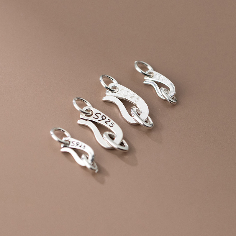 S925 Sterling Silver S Shape C - Jewelry Making In La review and price