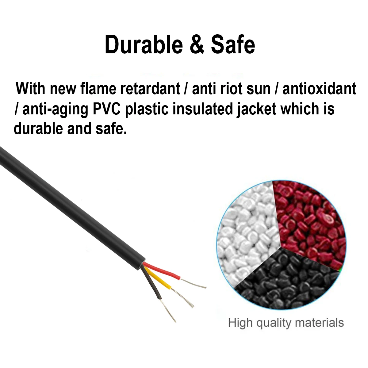 Sheathed Wire Cable 3 Core Ele - Wire 22 Gauge Copper review and price