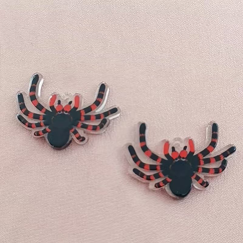 10pcs acrylic Halloween spider - Jewelry Making Pendants review and price