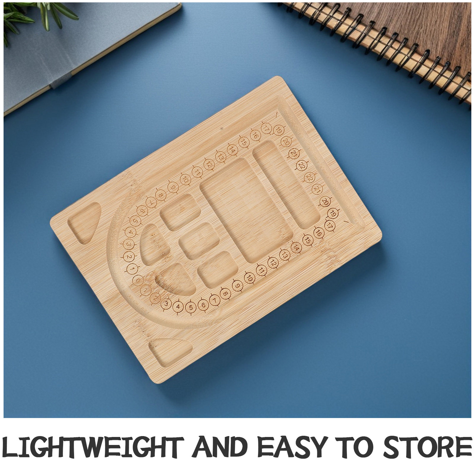 2Pcs Bamboo Beading Board Tray - Bead Organizer Tray review and price