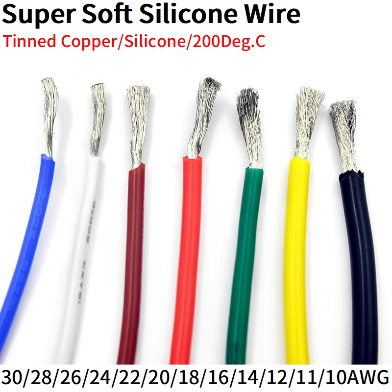 2M/5M Super Soft Silicone Rubb - Wire 22 Gauge Copper review and price