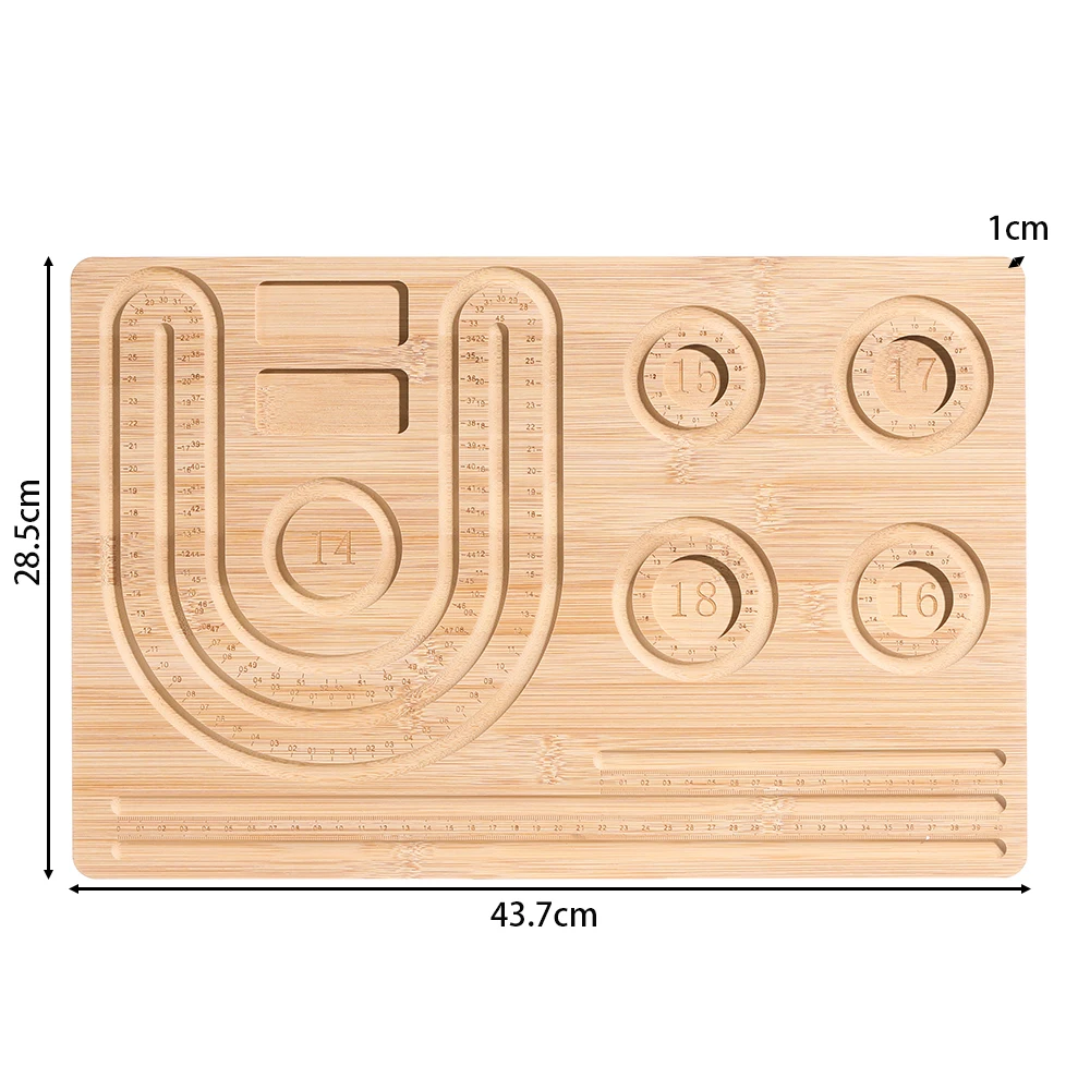 Wooden Flocked Beading Tray DI - Jewelry Making Desk review and price