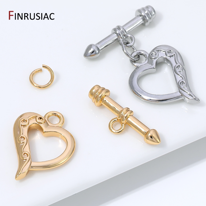 14K Gold Plated Brass Heart Sh - Jewelry Making Items review and price
