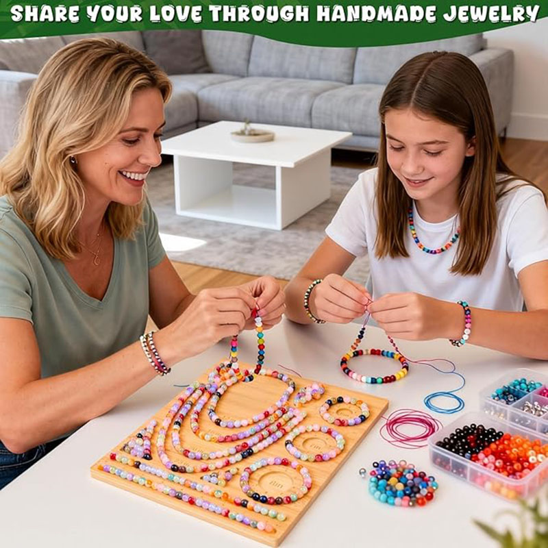 Bamboo Bead Board Bracelet Nec - Jewelry Making Desk review and price