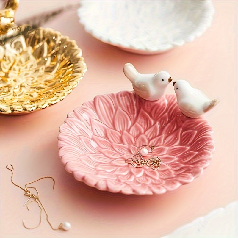 New Cute Bird Dim Sum Ceramic  - Jewelry Making Desk review and price