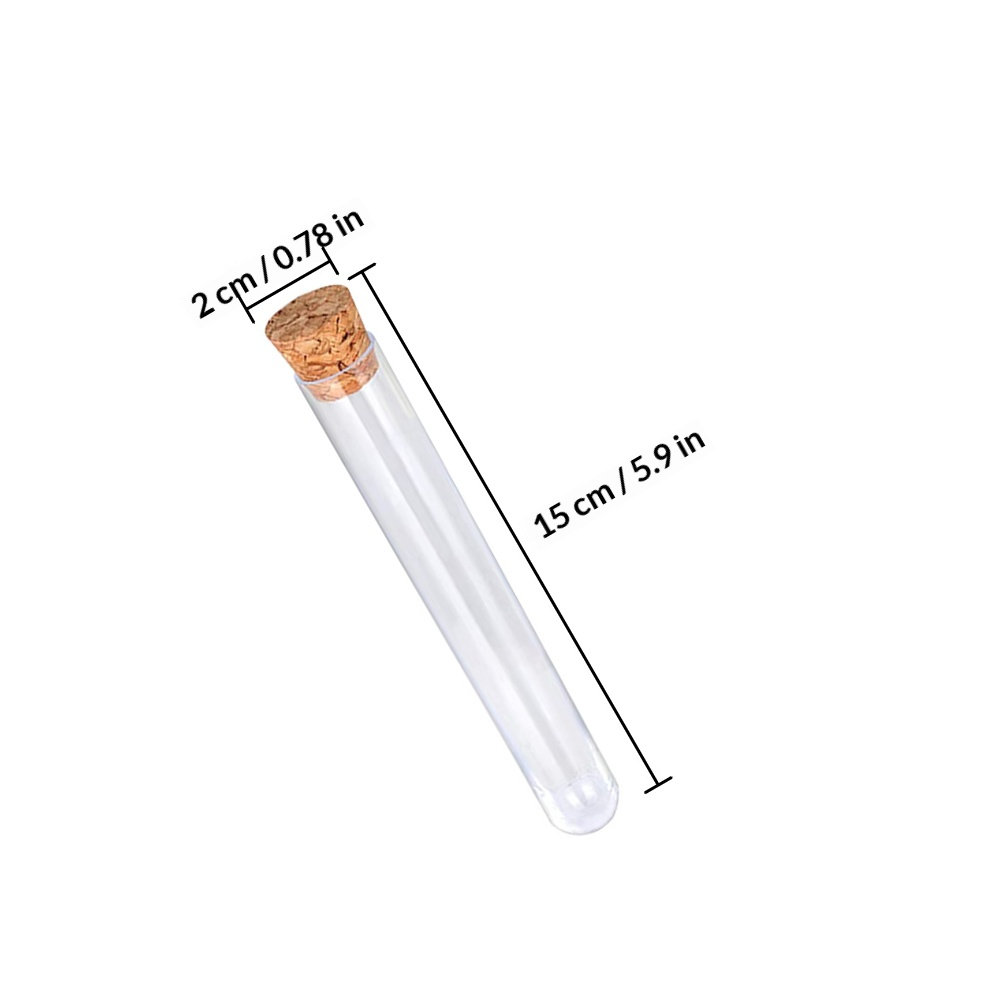 24pcs Plastic Test Tubes Clear - Jewelry Making Experience review and price