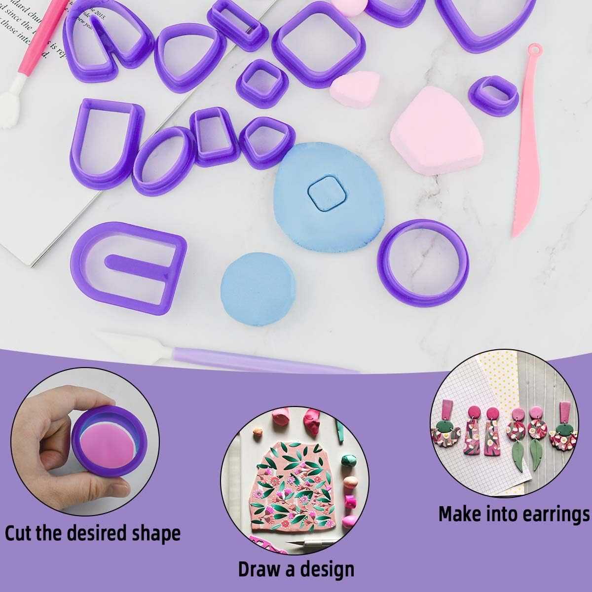 Polymer Clay Earring Making Ki - Jewelry Making Tool Kit review and price