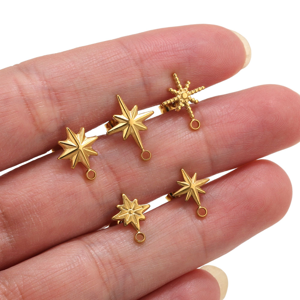 6pcs Stainless Steel Star Earr - Jewelry Making Soldering Kit review and price