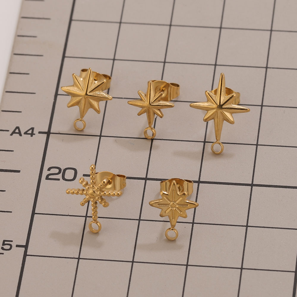 6pcs Stainless Steel Star Earr - Jewelry Making Soldering Kit review and price
