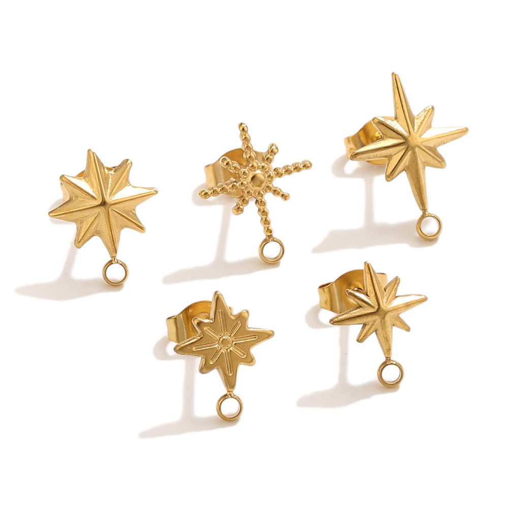 6pcs Stainless Steel Star Earr - Jewelry Making Soldering Kit review and price