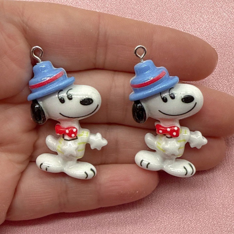 10pcs resin cute little dog pe - Jewelry Making Pendants review and price