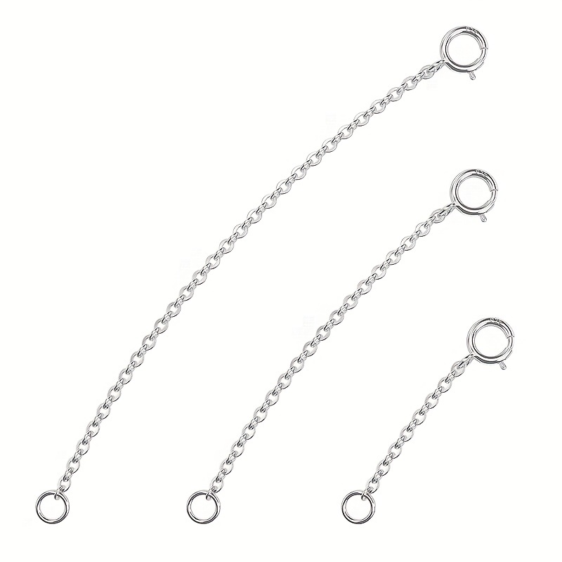 3Pcs Spring Clasp Extension Ch - Jewelry Making Chain review and price