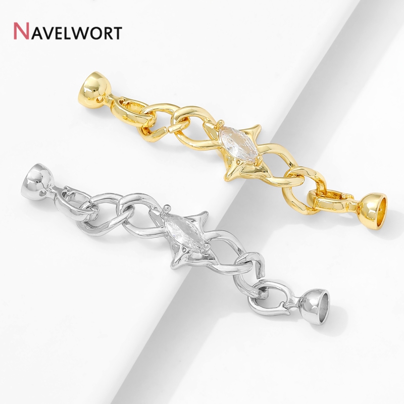 14K Gold Plated Brass Zircon C - Jewelry Making Chain review and price