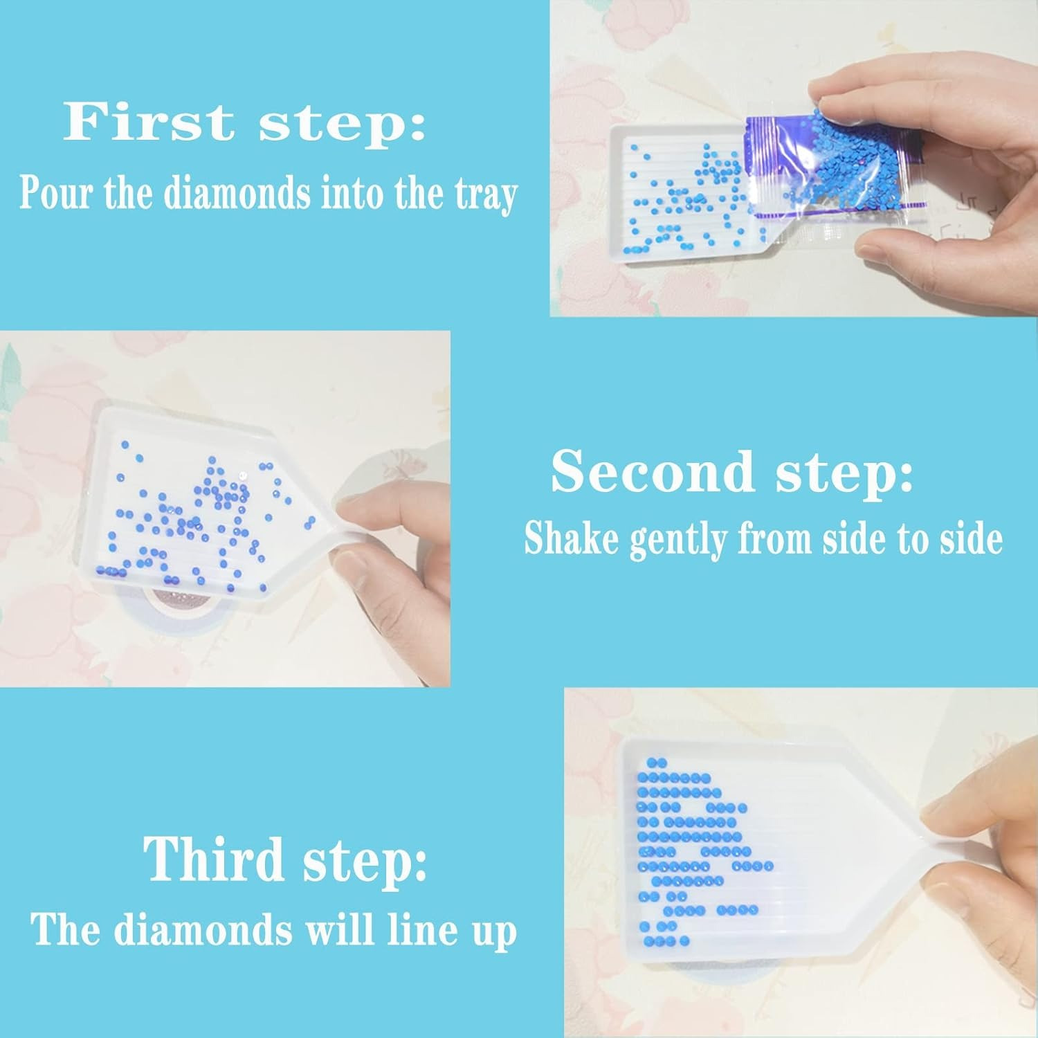 Plastic Diamond Painting Trays - Bead Organizer Tray review and price