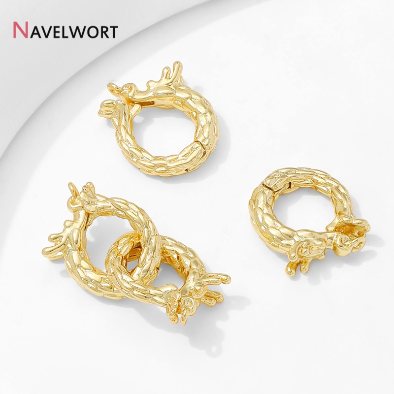 14K Gold Plated Brass Dragon S - Jewelry Making Items review and price