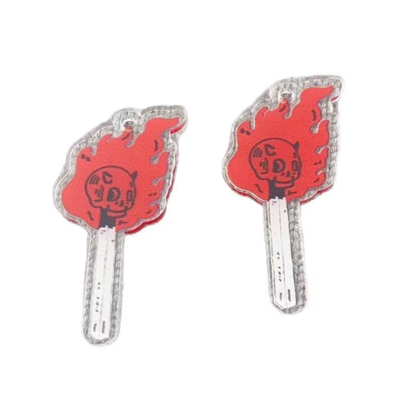 10pcs acrylic skull pendant, D - Jewelry Making Pendants review and price