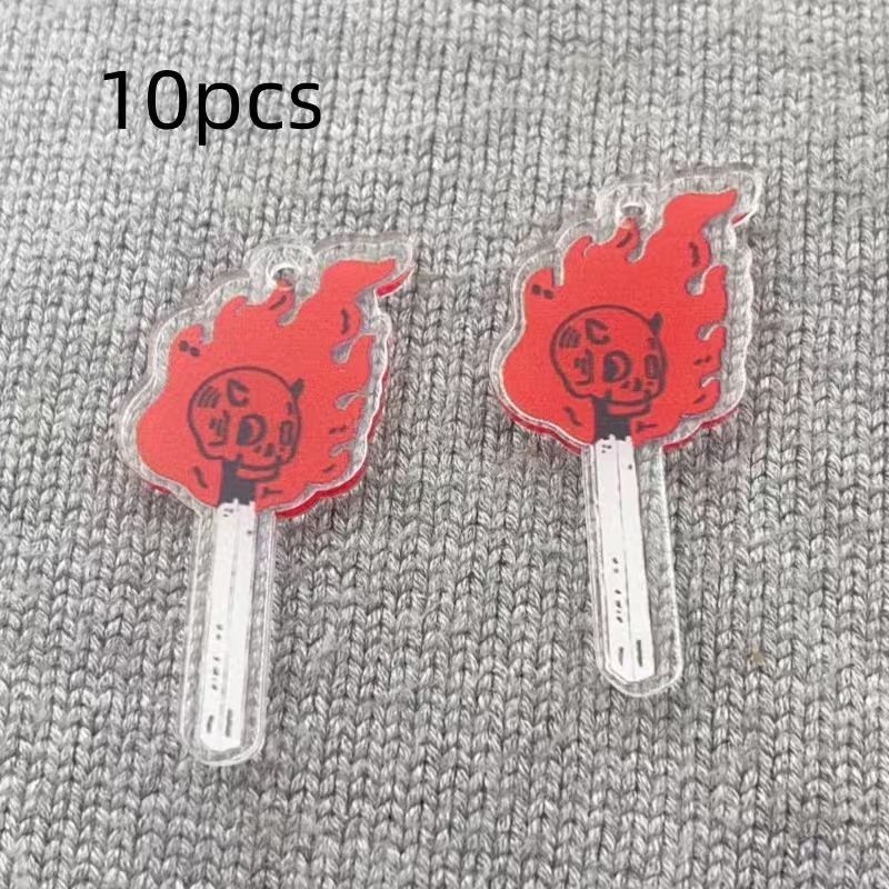 10pcs acrylic skull pendant, D - Jewelry Making Pendants review and price