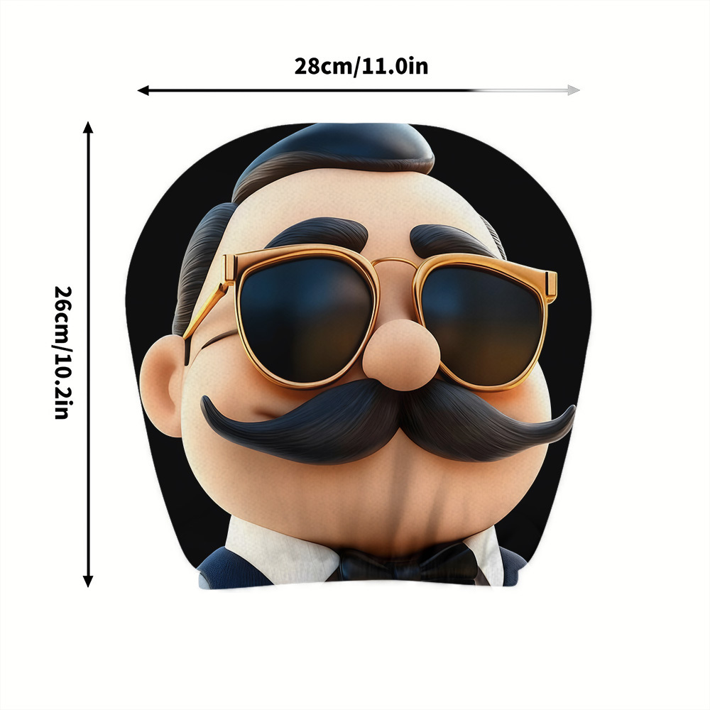 2pcs Retro Gentleman Mustache  - Jewelry Making Glasses review and price