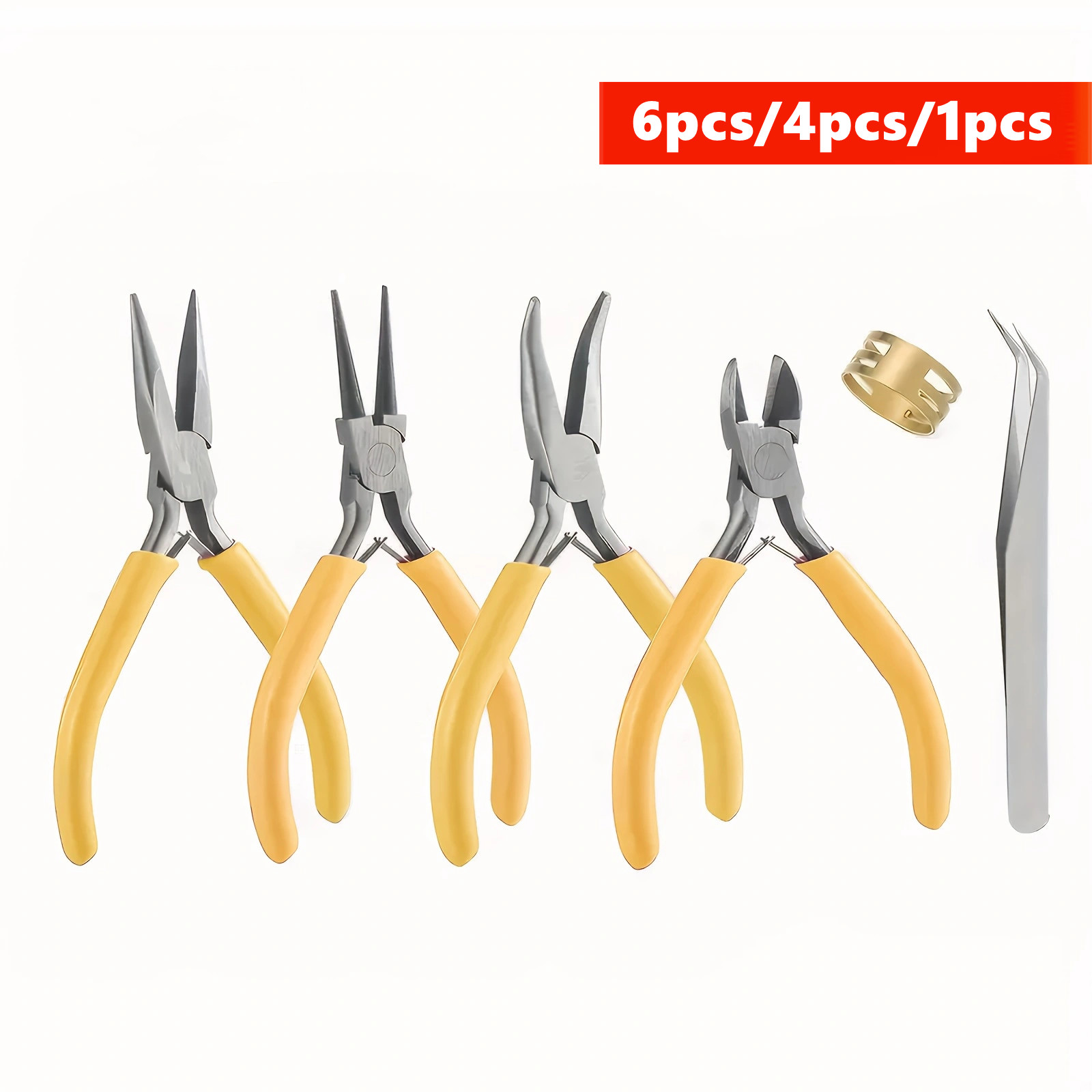 6/4/1pcs Yellow Jewelry Making - Jewelry Making Loop Pliers review and price